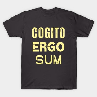 René Descartes quote: Cogito, ergo sum T-Shirt